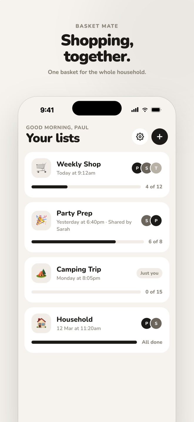 Basket Mate screenshot 1