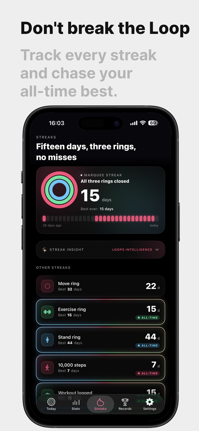 Loops - Activity & Streaks screenshot 3